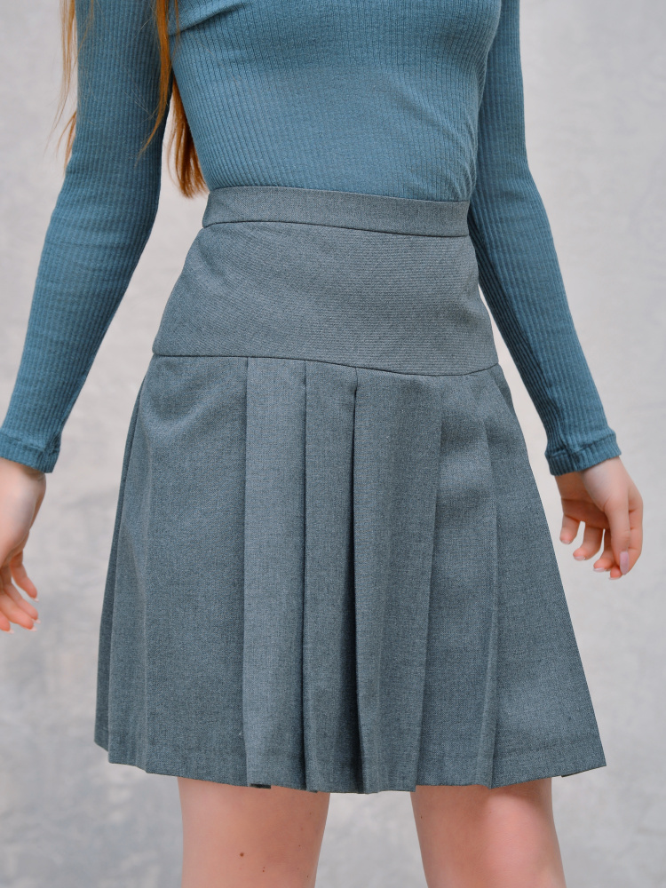 1401 Юбка в складку 