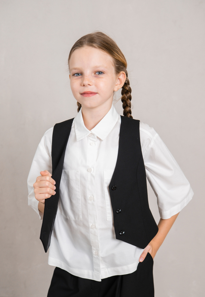 1111 Жилет д/д укороченный